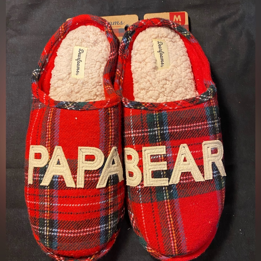 Memory Foam Slippers with rubber soles